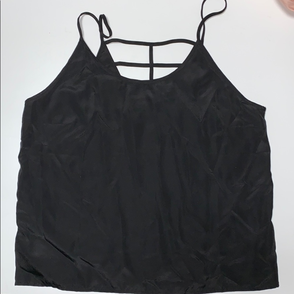 Black tank top